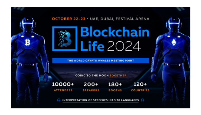 blockchain-life-2024-in-dubai-unveils-speakers,-industry-leaders-from-tether,-animoca-brands-and-more